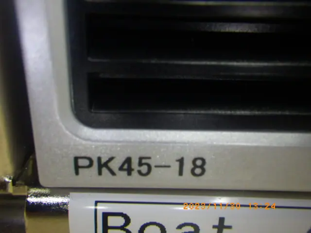 松定プレシジョン Matsusada PK45-18 銘板写真(2/2)