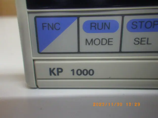 チノ Chino KP1000 銘板写真(2/2)