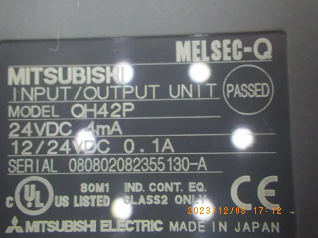 三菱電機 Mitsubishi QH42P 銘板写真(2/2)
