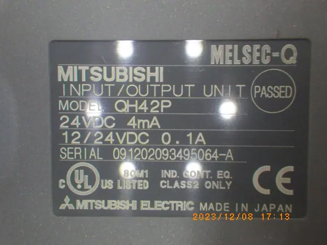 三菱電機 Mitsubishi QH42P 銘板写真(2/2)