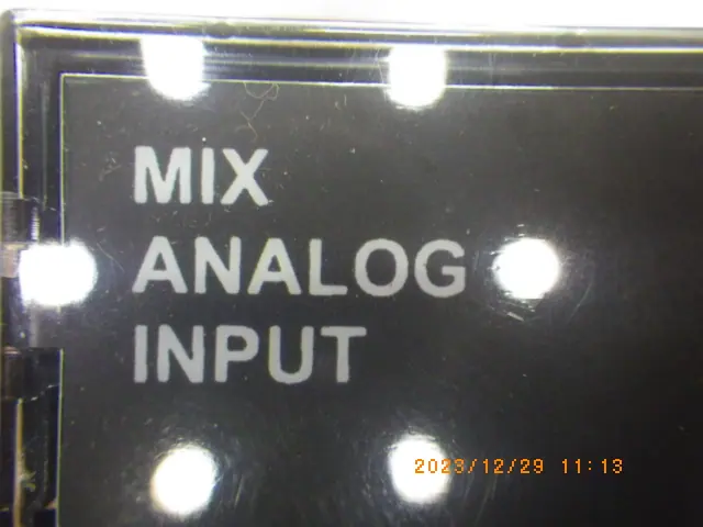 ファナック MIX ANALOG INPUT 銘板写真(2/2)