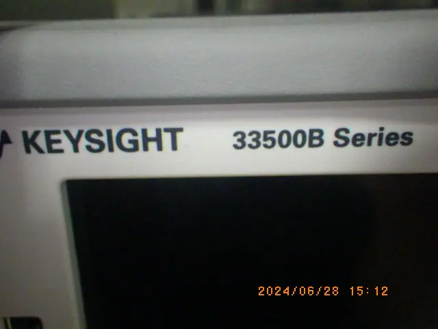 キーサイト(HP/アジレント) Keysight 33500B Series 銘板写真(2/2)