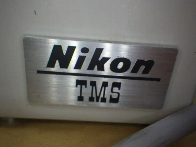 ニコン Nikon TMS 銘板写真(2/2)