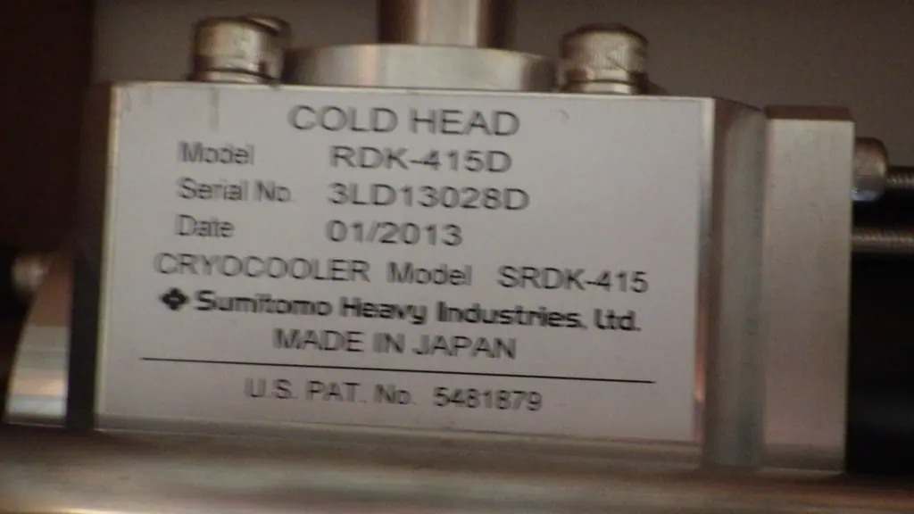 住友重機械工業 Sumitomo Heavy Industries RDK-415D 銘板写真(2/2)