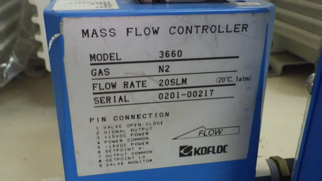コフロック Kofloc MODEL3660 銘板写真(2/2)