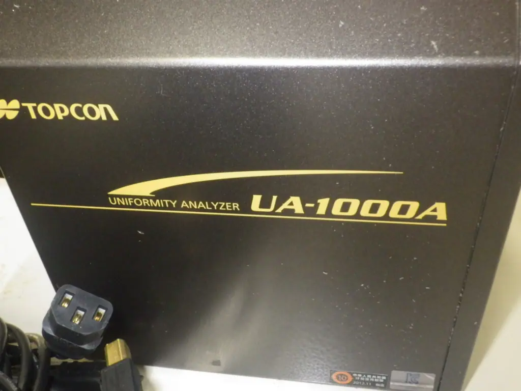 トプコン Topcon UA-1000A 銘板写真(2/2)
