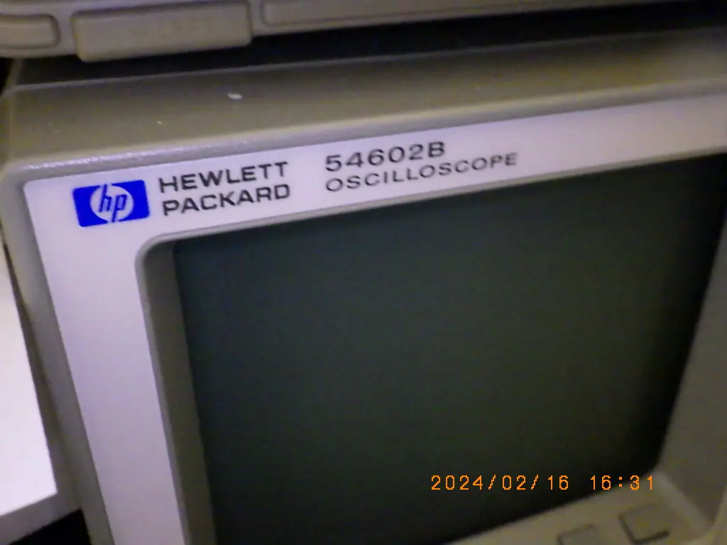キーサイト(HP/アジレント) Keysight 54602B 銘板写真(2/2)