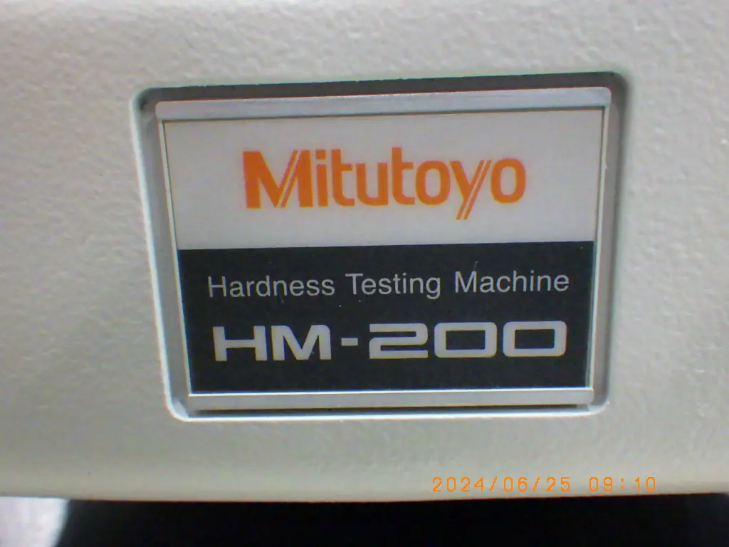 ミツトヨ Mitutoyo HM-200 銘板写真(2/2)