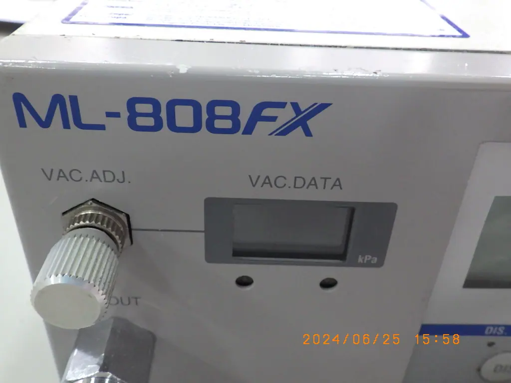 武蔵エンジニアリング Musashi ML-808FX 銘板写真(2/2)
