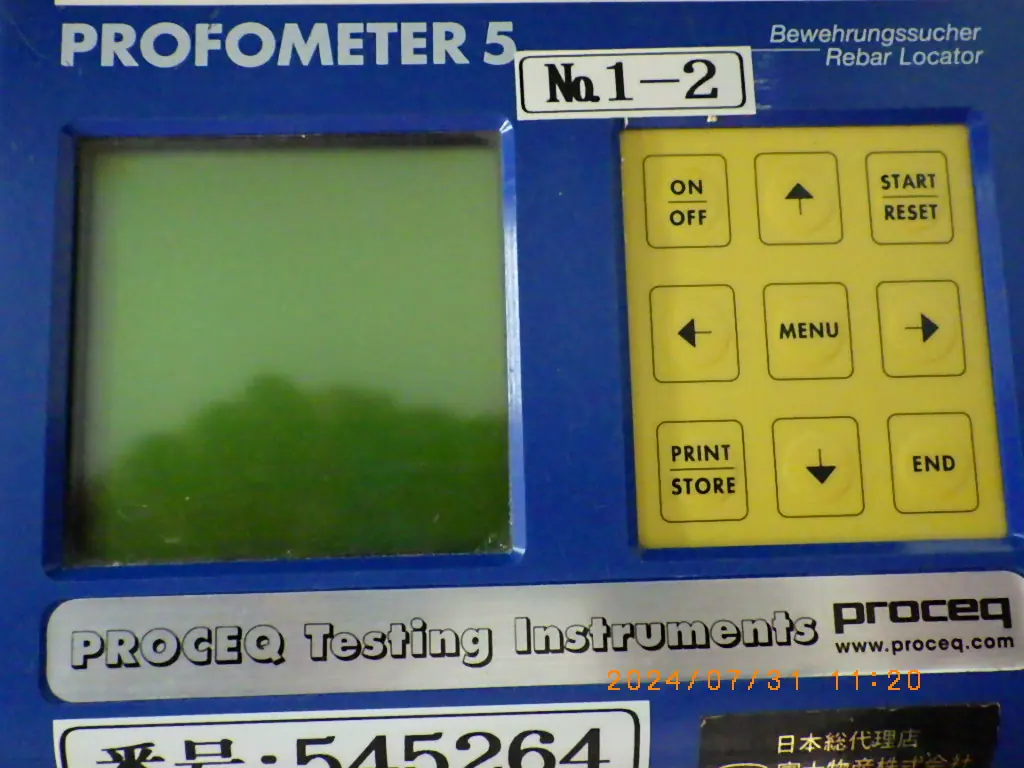 PROFOMETER 5 銘板写真(2/2)