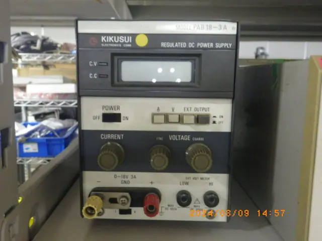 菊水電子工業 Kikusui PAB18-3A 外観写真(1/2)
