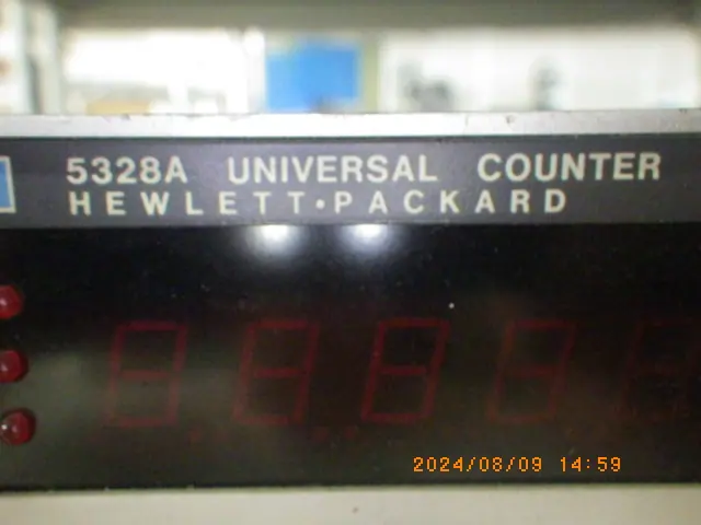 キーサイト(HP/アジレント) Keysight 5328A 銘板写真(2/2)