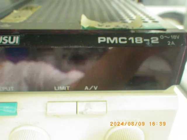 菊水電子工業 Kikusui PMC18-2 銘板写真(2/2)