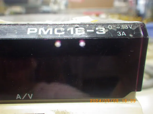 菊水電子工業 Kikusui PMC18-3 銘板写真(2/2)