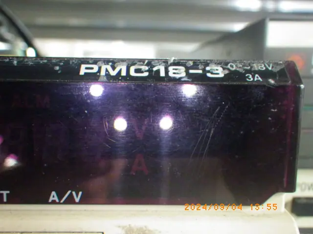 菊水電子工業 Kikusui PMC18-3 銘板写真(2/2)