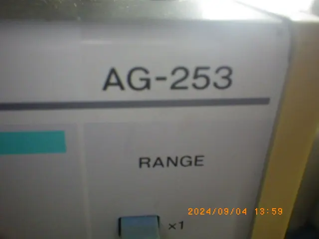 TEXIO(ケンウッド) AG-253 銘板写真(2/2)