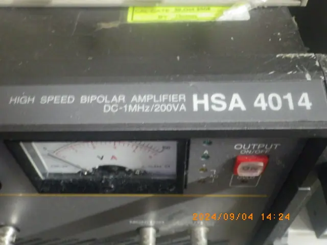エヌエフ回路設計ブロック NF HSA4014 銘板写真(2/2)