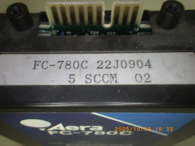 Aera FC-780C 銘板写真(2/2)