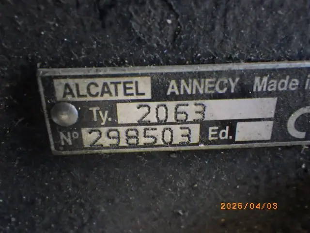 アルカテル Alcatel Ty 2063 写真(4/4)