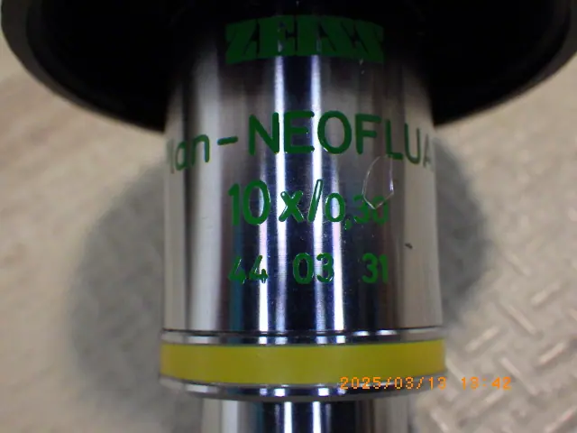 カールツァイス Zeiss Plan-NEOFLUAR 銘板写真(2/2)