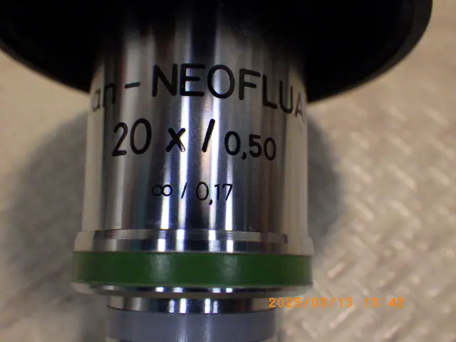 カールツァイス Zeiss Plan-NEOFLUAR 銘板写真(2/2)