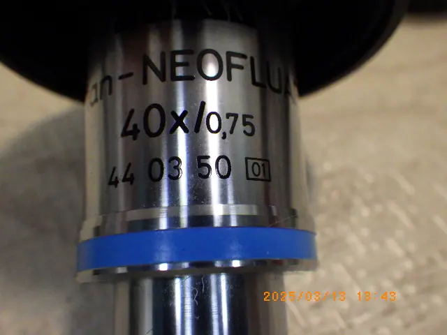 カールツァイス Zeiss Plan-NEOFLUAR 銘板写真(2/2)