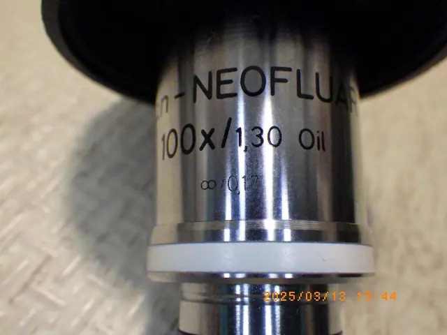 カールツァイス Zeiss Plan-NEOFLUAR 銘板写真(2/2)