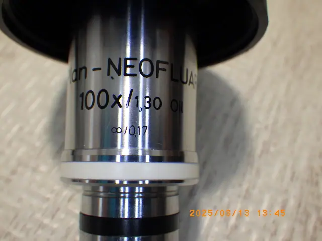カールツァイス Zeiss Plan-NEOFLUAR 銘板写真(2/2)