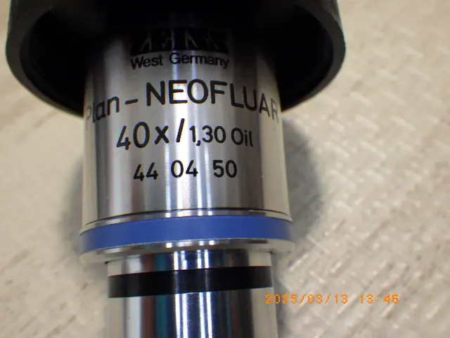 カールツァイス Zeiss Plan-NEOFLUAR 銘板写真(2/2)
