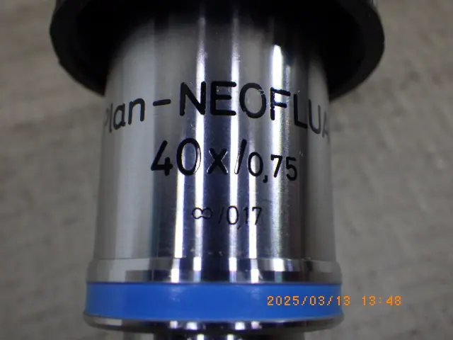 カールツァイス Zeiss Plan-NEOFLUAR 銘板写真(2/2)