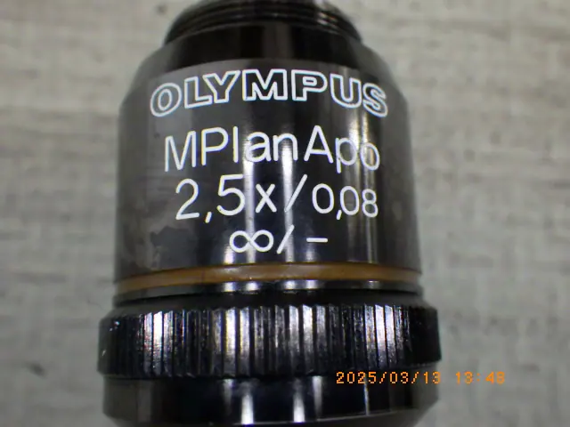 オリンパス Olympus MPlanApo 銘板写真(2/2)