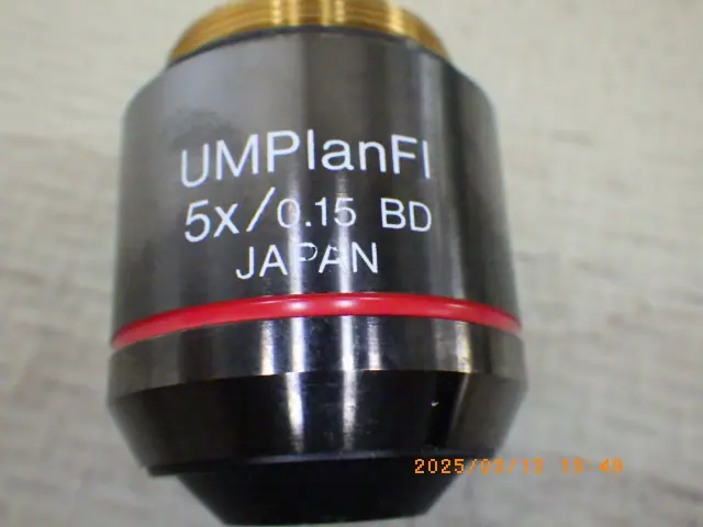 オリンパス Olympus UMPlanFI 銘板写真(2/2)