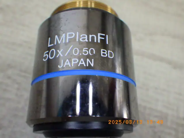 オリンパス Olympus LMPlanFI 銘板写真(2/2)
