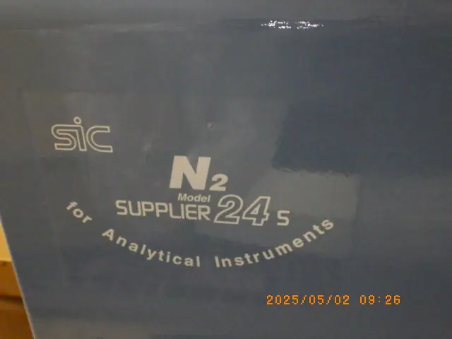 システムインスツルメンツ N2 supplier 24s 銘板写真(2/2)