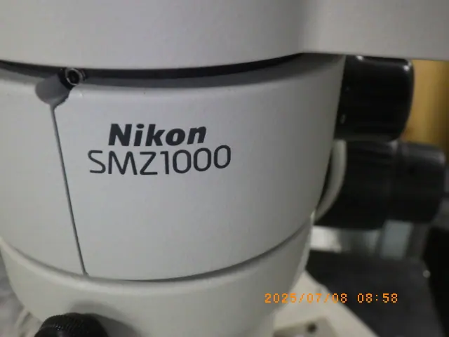 ニコン Nikon SMZ1000 銘板写真(2/2)