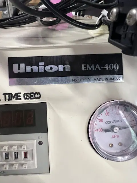 ユニオン光学 EMA-400 銘板写真(2/2)
