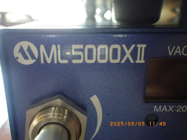 武蔵エンジニアリング Musashi ML-5000XⅡ 銘板写真(2/2)
