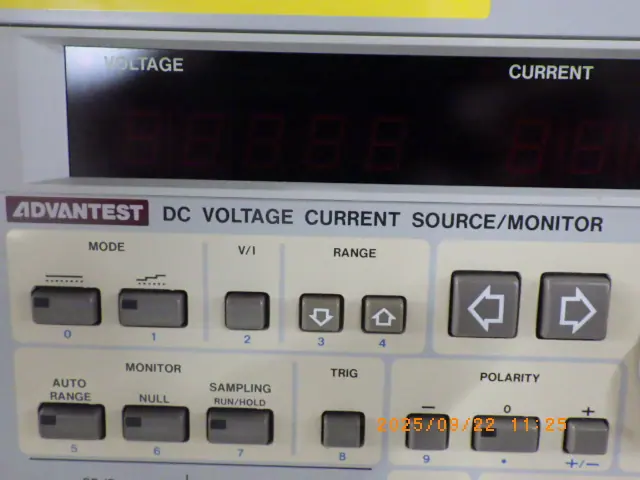 アドバンテスト/ADC Advantest TR6143 銘板写真(2/2)