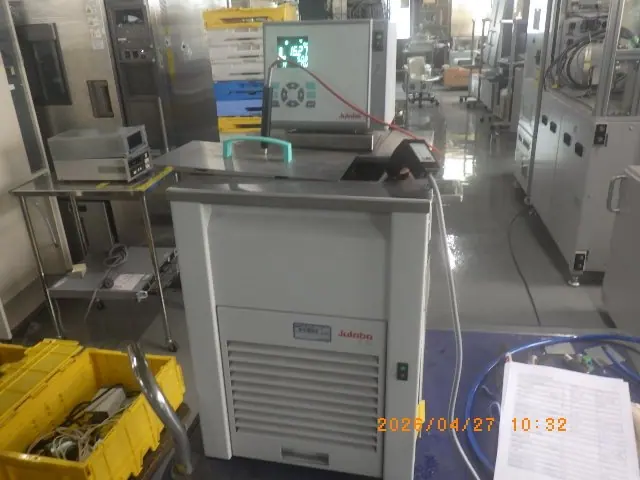 JULABO F33 動作確認の写真(3/21)