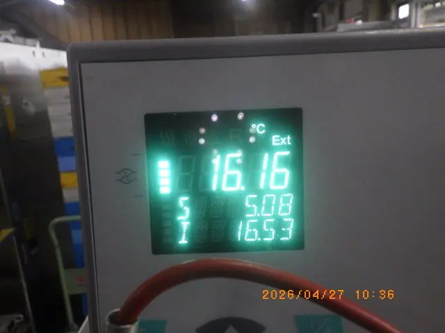 JULABO F33 動作確認の写真(8/21)