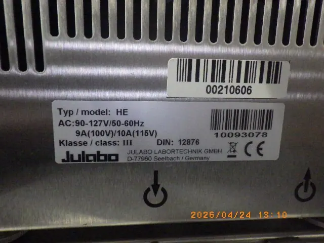 JULABO F33 動作確認の写真(15/21)