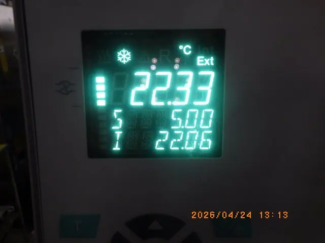 JULABO F33 動作確認の写真(18/21)
