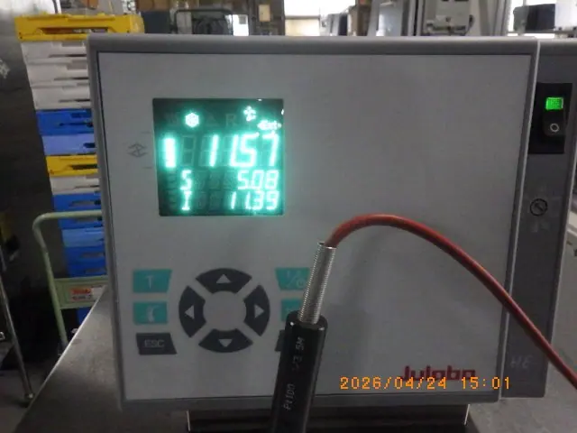 JULABO F33 動作確認の写真(20/21)