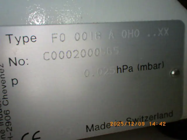 ブッシュ FO 0018 銘板写真(2/2)