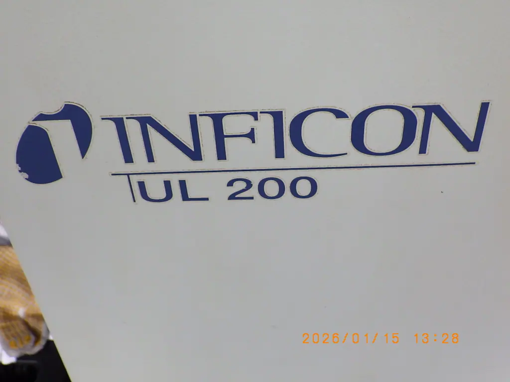 インフィコン Inficon UL200 銘板写真(2/2)