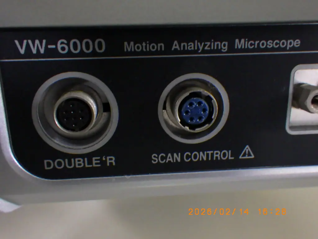 キーエンス Keyence VW-6000 銘板写真(2/2)