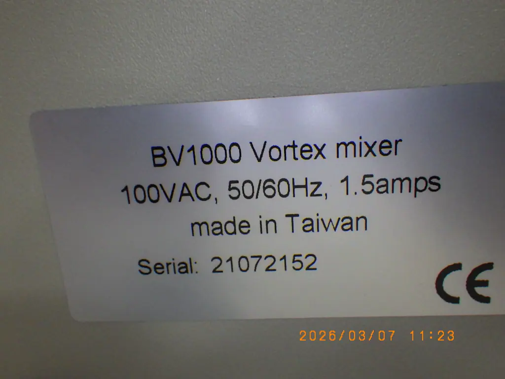 BV1000 銘板写真(2/2)