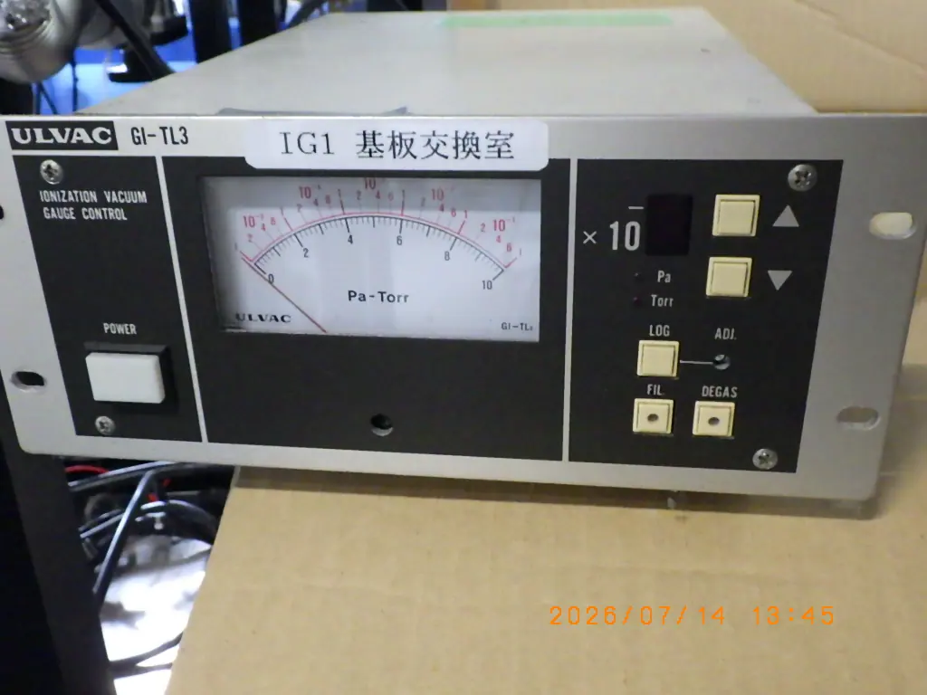 アルバック Ulvac GI-TL3 外観写真(1/2)