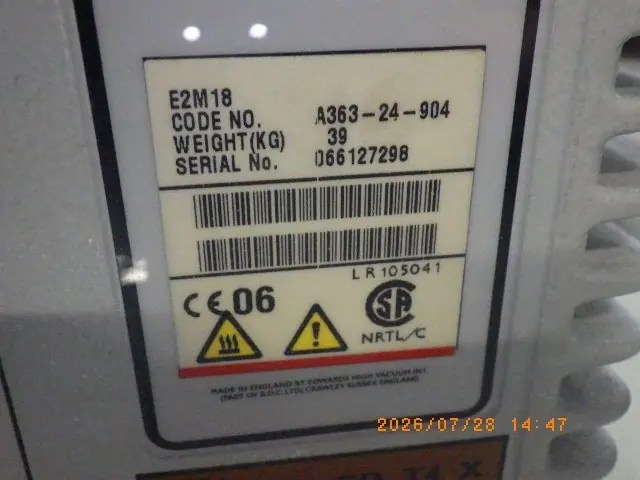 エドワーズ Edwards E2M18 写真(4/5)