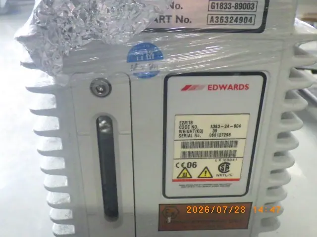 エドワーズ Edwards E2M18 写真(5/5)